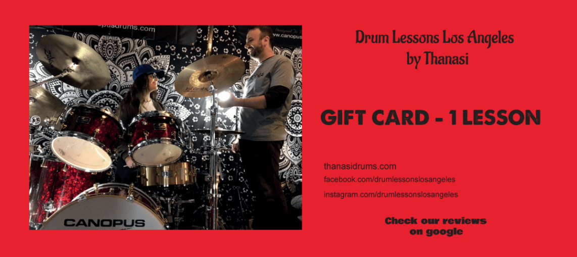 Drum Lessons Gift Card